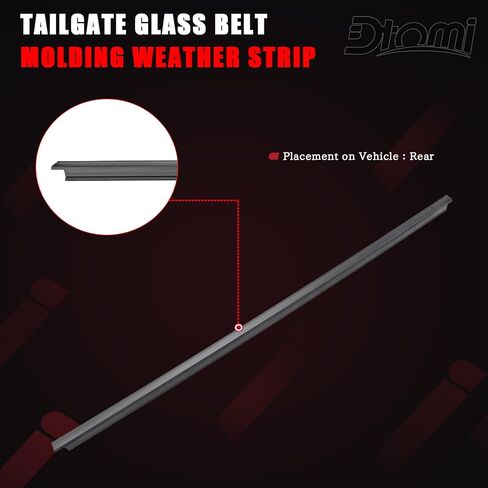 Door Tailgate Glass Belt Molding Weather Strip Compatible with Toyota Vehicle 4Runner 2009-2023 Replace# 68292-35041 6829235040 in Saudi Arabia