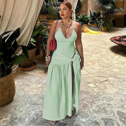 Womens Beach Swimsuit Cover Ups 2 Piece Maxi Skirt Sets Summer Bodysuit Tops Sarong Coverup Wraps Vacation Outfits in Kuwait