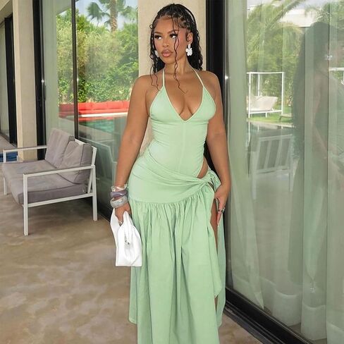 Womens Beach Swimsuit Cover Ups 2 Piece Maxi Skirt Sets Summer Bodysuit Tops Sarong Coverup Wraps Vacation Outfits in Kuwait