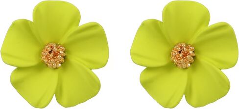 Coadipress Boho Flower Stud Earrings for Women - Unique Colorful Daisy Shaped Earrings - Bohemian Chic Statement Floral Jewelry Gift in Saudi Arabia