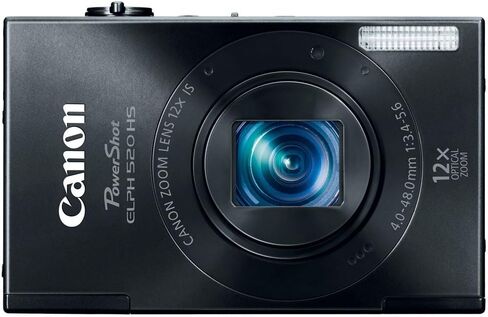 Canon PowerShot ELPH 520 HS 10.1 MP CMOS Digital Camera with 12x Ultra Wide-Angle Optical Image Stabilized Zoom Lens and Full 1080p HD Video (Blue) in Kuwait