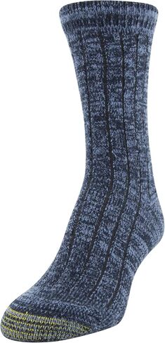 GOLDTOE Women's Ultra Soft and Cozy Geo Crew Socks, 3 Pairs, Light Grey/White/Black, Shoe Size: 6-9 in Saudi Arabia