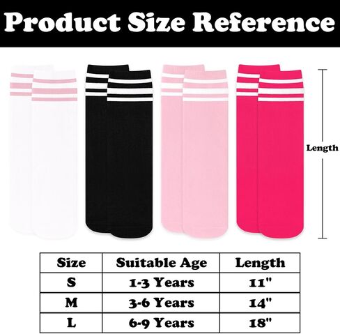 Toddler Baseball Socks Kids Baseball Socks Youth Kids Baseball Socks Toddler Soccer Socks Youth Soccer Socks Kids 4-6 in Saudi Arabia