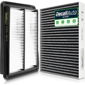 Engine & Cabin Air Filter Set for Nissan Rogue (2014-2020), for Rogue Sport (2017-2022), for Qashqai (2017-2022); Replace 800196P, 16546-4BA01, CF11854, WA10215, CA11858