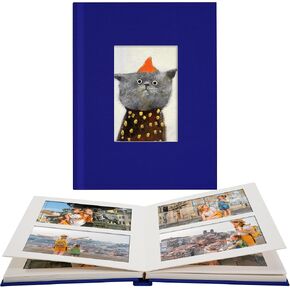 Small Photo Album 4x6 Linen Cover 48 Pockets Photo Book with Writing Space for Family Anniversary Vacation Wedding Baby, Beige in Kuwait