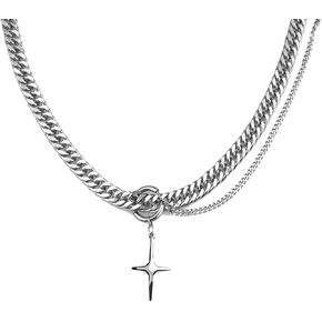Buyongwant Irregular Starlight Necklace Spliced with Tassel Pearl Jewelry Collar Chain Women Girl 17.71 Inch in Saudi Arabia