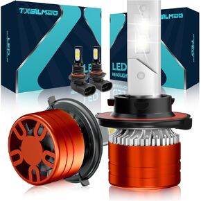 H11 H9 H8 LED المصابيح الأمامية مصابيح المصباح Combo ، 44000lm 800 ٪ سطوع مصابيح الضباب LED لحزمة منخفضة منخفضة ، 6500K أبيض H11 LED IP68 مع مروحة التبريد ، Place-N-Play ، حزمة 2