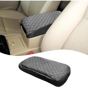 QianBao Compatible with Toyota Camry 2018 2019 2020 2021 2022 2023 2024 Center Console Leather Armrest Cover Center Console Protector Red Line