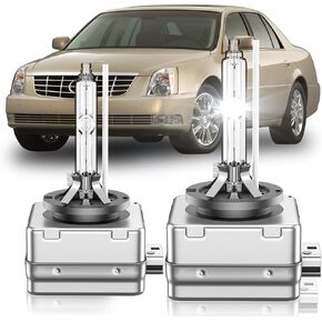 تناسب كاديلاك 2006 2007 2008 2009 2010 2011 DTS 2003-2013 CTS D1S Hid Xenon المصابيح الأمامية ، سطوع 350 ٪ ، لمبة ضوء منخفضة منخفضة ، 8000K أبيض أبيض ، قابس ولعب ، حزمة 2