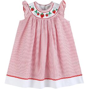 Baby and Girls Smocked Bishop Dress