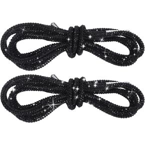 Rhinestone Shoe Laces for Sneakers,Crystal Drawstring Glitter Shoe Laces for Sneakers,Rhinestone Bling Drawstring