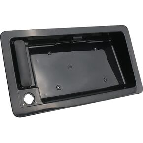 مقبض الباب الخلفي Apperfit (Metal) وفوضى لوحة الترخيص لباب الشحن الخلفي متوافق مع 1992-2007 Ford E150 E250 E350 E450 Econoline E-Series Van يحل محل 6C2Z-15434A20-AA