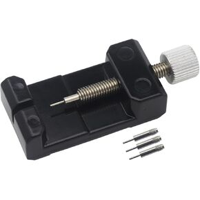 LYECUN Watch Link Removal Tool, 28mm Wider Design for Efficient Watch Metal Bracelet Removal, with 3 Spare Thimbles