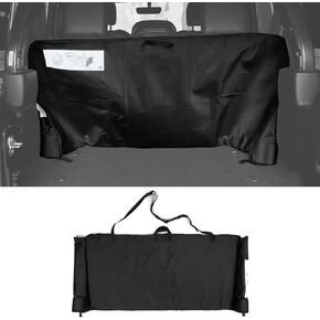 Jimen Compatible with 2018-2022 Jeep Wrangler JL JLU Soft Top Window Storage Bag