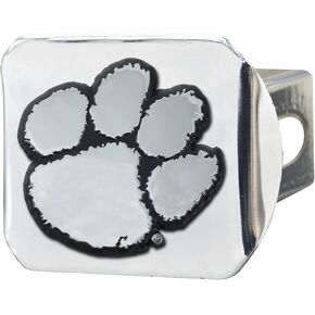 FANMATS - 15079 NCAA Clemson University Tigers Chrome Hitch Cover 3.4 "x4"
