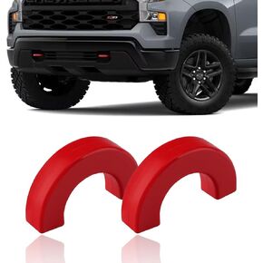 Tow Hooks Covers for Chevy Silverado 1500 2007-2024, Front Hitch Cover 2Pcs Car Customized Tow Hooks Compatible with Chevrolet Silverado 1500 Accessories 2007-2024