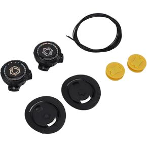 No Tie Shoe Laces, 4 Sets Rotating Buckle Shoes Laces Steel Wire Elastic No Tie Shoelaces Black S Size, Genericgge9pas0qi
