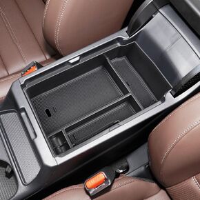 Edbetos CRV Console Tranizer Tresanizer Tresanible مع 2023 2024 2025 Honda CR-V الملحقات CRV Hybrid/Ex-L/LX/SE/Sport/Touring صندوق مسند الأذرع الداخلية صندوق التخزين الثانوي ، ABS Black Trim