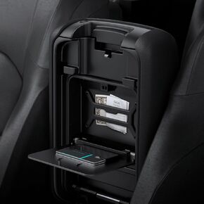 Spigen One-Touch Center Console Hidden Storage Box Designed for Jeep Wrangler JL JLU 4XE 2025-2018 and Jeep Gladiator JT 2025-2020