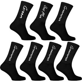 PartyGifts&beyond 7Packs Groomsmen Socks Bachelor Party Socks Groomsmen Proposal Gifts Socks for Bachelor Party Favors(Squiggle)