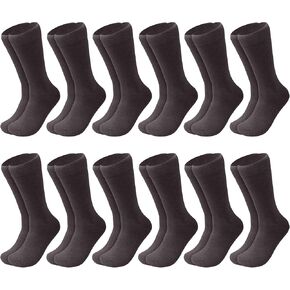 12 Pack Dress Socks for Men- Fancy Argyle and Classic Pattern Dress Socks