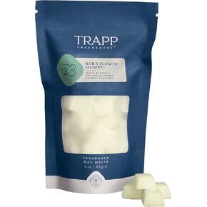 TRAPP | No. 13 - Bob's Flower Shoppe | Scented Wax Home Fragrance Melts | 4 oz. Bag | Scent Notes of Fresh Florals, Cut Green Stems, and Watery Accords | Soy Wax Blend | Made in USA