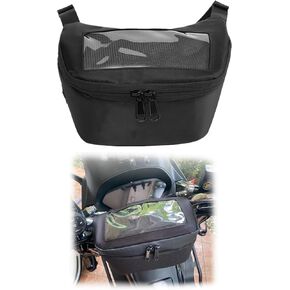 Motorcycle Saddle Bag Handlebar Bag Luggage Storage Bag Compatible With Vespa Sprint Primavera GTS LX LXV 50 125 250 300 Mobile Phone GPS Touch Screen Waterproof Bag