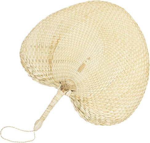 Framendino, 2 Pack Handmade Natural Bamboo Raffia Fans Hand Rattan Fan Woven Plam Leaf for Wedding Party Favors Table Wall Boho Decoration Summer Cooling Home Decor in Saudi Arabia