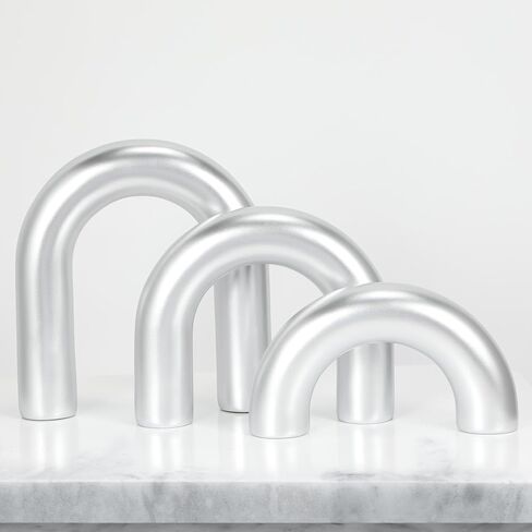 Hmasyo 3pcs أجسام خشبية القوس الزخرفية ، ديكور طاولة القهوة ، ديكور الجرف الجمالي ، لهجات ديكور المنزل المحايدة لغرفة غرفة المعيش in Kuwait