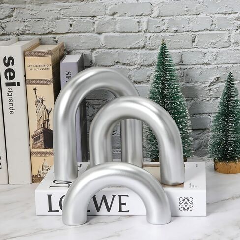 Hmasyo 3pcs أجسام خشبية القوس الزخرفية ، ديكور طاولة القهوة ، ديكور الجرف الجمالي ، لهجات ديكور المنزل المحايدة لغرفة غرفة المعيش in Kuwait