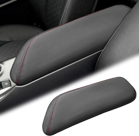 QianBao Compatible with Toyota Camry 2018 2019 2020 2021 2022 2023 2024 Center Console Leather Armrest Cover Center Console Protector Red Line in Saudi Arabia