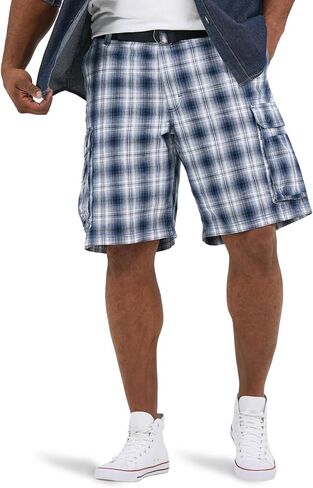 Lee Men's Big & Tall New Belted Wyoming Cargo Short, Combat Camo, 48 in Saudi Arabia