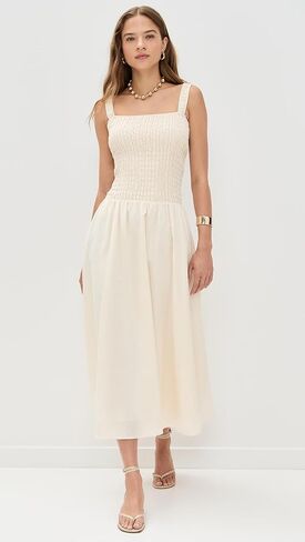 LE BOP Women's Anastasia Smocked Dress in Kuwait