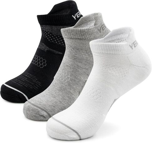 Yelewen Cycling Socks Compression Athletic Crew Running Socks Mens & Womens for Hiking Riding Bike Triathlon Workout Pickleball Climbing Sports 5 Pairs in Kuwait
