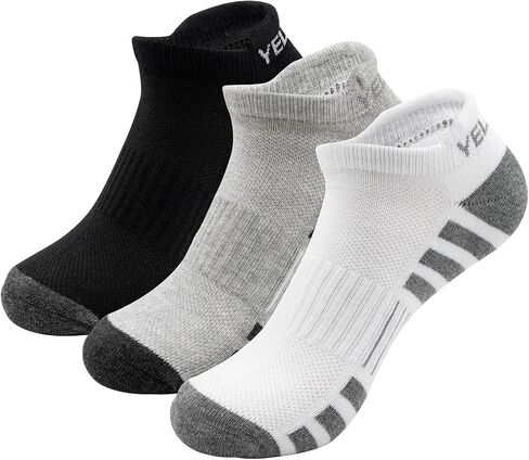 Yelewen Cycling Socks Compression Athletic Crew Running Socks Mens & Womens for Hiking Riding Bike Triathlon Workout Pickleball Climbing Sports 5 Pairs in Kuwait