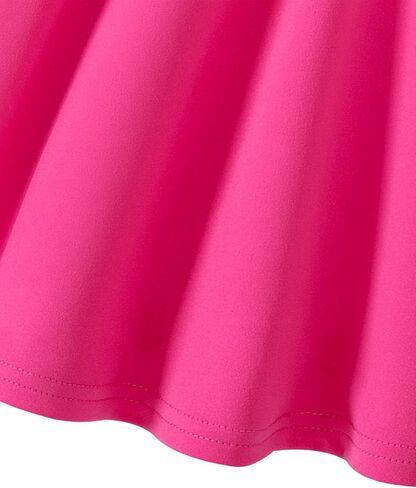 Hilinker Toddler Girls Frank Shulle Sleeve Pulo Dress Dress Pritt Heart Print Uniform Dresses in Kuwait