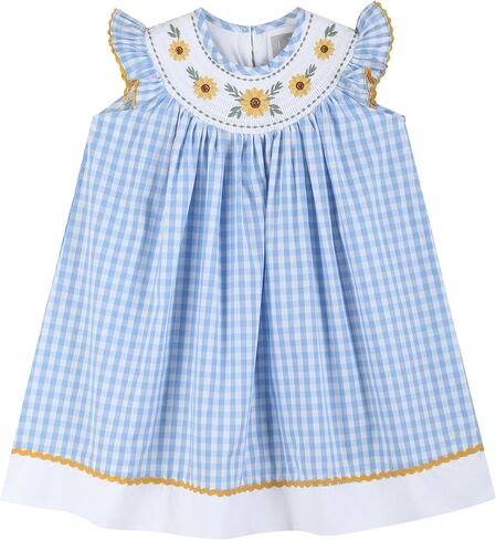 Baby and Girls Smocked Bishop Dress in Saudi Arabia