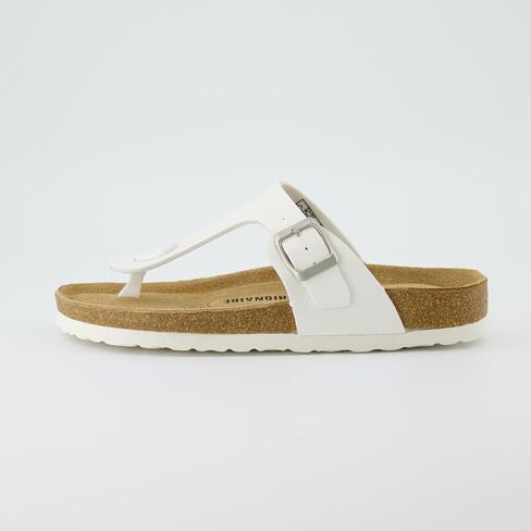 CUSHIONAIRE Women's Leah Cork footbed Sandal with +Comfort WHITE, 8 W in Saudi Arabia