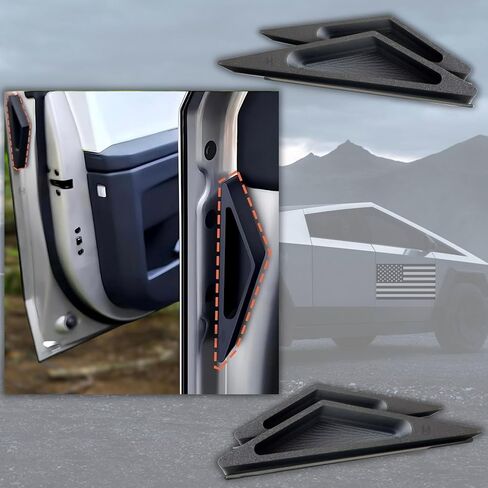 مقابض الأبواب المقاومة لبصمات الأصابع المزدوجة V2 لـ Tesla Cybertruck (4pcs) المصنوعة بفخر في الولايات المتحدة الأمريكية in Saudi Arabia