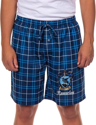 Harry Potter Pajamas Men's House Crest Plaid PJ Lounge Shorts in Saudi Arabia