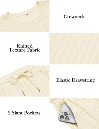 Babioboa Men's Short Sets 2 Piece Outfits Crewneck Summer T Shirt and Matching Knitted Shorts Tracksuit Sets with Pockets in Kuwait