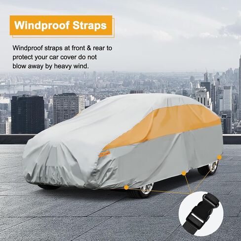 Heavy Duty Coupe Car Cover Custom Fit Nissan 350Z，370Z，Z(2003-2025), Car Covers for Automobiles Waterproof All Weather, Outdoor Full Exterior Covers with Cotton Lining. Gray in Saudi Arabia