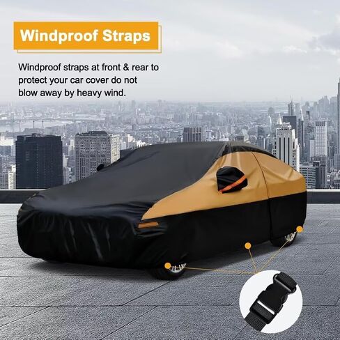 Heavy Duty Coupe Car Cover Custom Fit Nissan 350Z，370Z，Z(2003-2025), Car Covers for Automobiles Waterproof All Weather, Outdoor Full Exterior Covers with Cotton Lining. Gray in Saudi Arabia