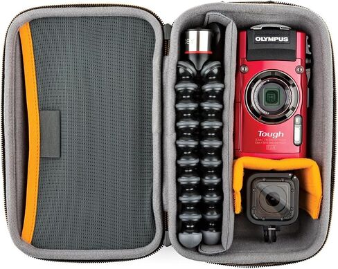 Lowepro Hardside CS 20 Case for Small Point-and-Shoot Cameras & Accessories, Black in Saudi Arabia