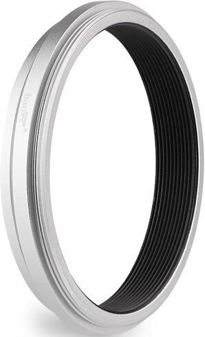 Haoge Lens Filter Adapter Ring for Fujifilm Fuji FinePix X100V Camera fit 49mm UV CPL ND Filter Lens Cap Replace Fujifilm AR-X100 Black in Saudi Arabia