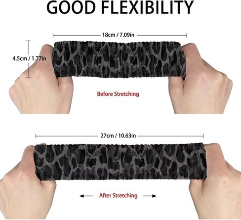 Leopard Black Cars Universal Cars غطاء مرآة للمنظر الخلفي للظهور التلقائي لوقاية مرآة واقي مضاد للغبار وبصمات الأصابع تناسب معظم المركبات in Kuwait
