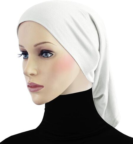 Cotton Amira Hijab 2 piece Head Scarf for Women Hood & Tube Cap Set in Saudi Arabia