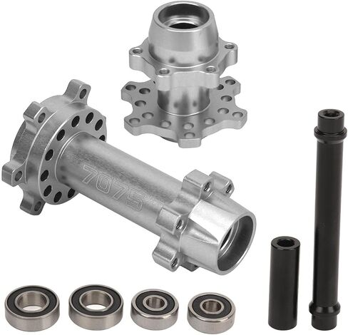 Motorcycle Wheel Hex Hubs, 1/4 Aluminum Front Rear Hex Hub for LOSI Promoto MX Electric Motorcycle (Silver), #114, ODORKLERDTZ04WAMC-14 in Kuwait