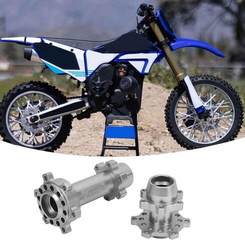 Motorcycle Wheel Hex Hubs, 1/4 Aluminum Front Rear Hex Hub for LOSI Promoto MX Electric Motorcycle (Silver), #114, ODORKLERDTZ04WAMC-14 in Kuwait