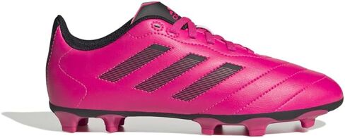 adidas Goletto VIII Firm Ground Soccer Shoe, Team Shock Pink/Core Black/Core Black, 1.5 US Unisex Little Kid in Saudi Arabia